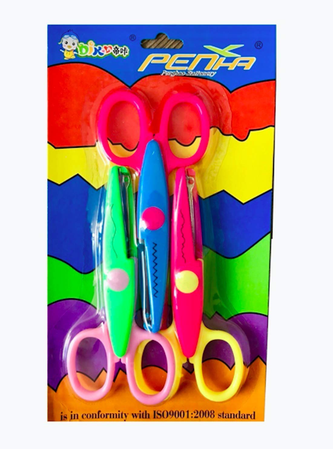 Art And Craft Zig Zag Paper Scissor (Set Of 3) - Cutter. 