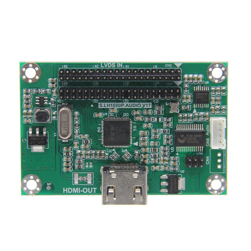 VODOOL LVDS To HDMI Adapter Board Converter Card Support 1080P Resolution Computer PC Expansion Card