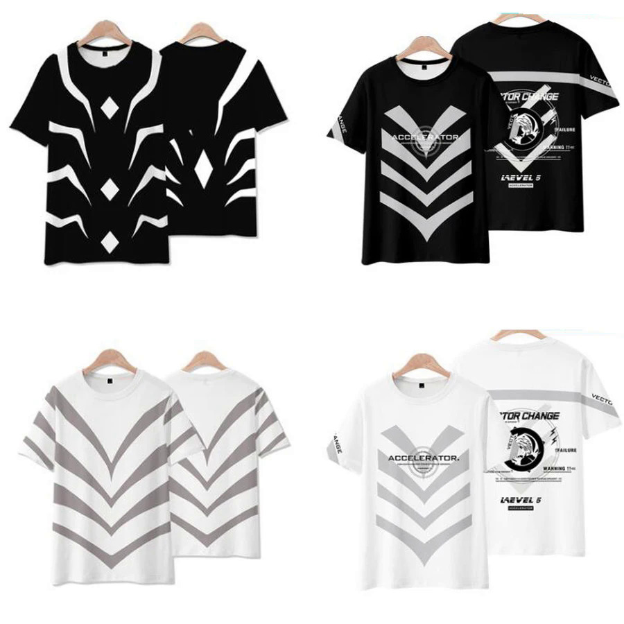 2023 Cosplay Anime Too Much of Index 3D T Shirt Women Men A Certain Magical Index Accelerator Short S. Kids T
