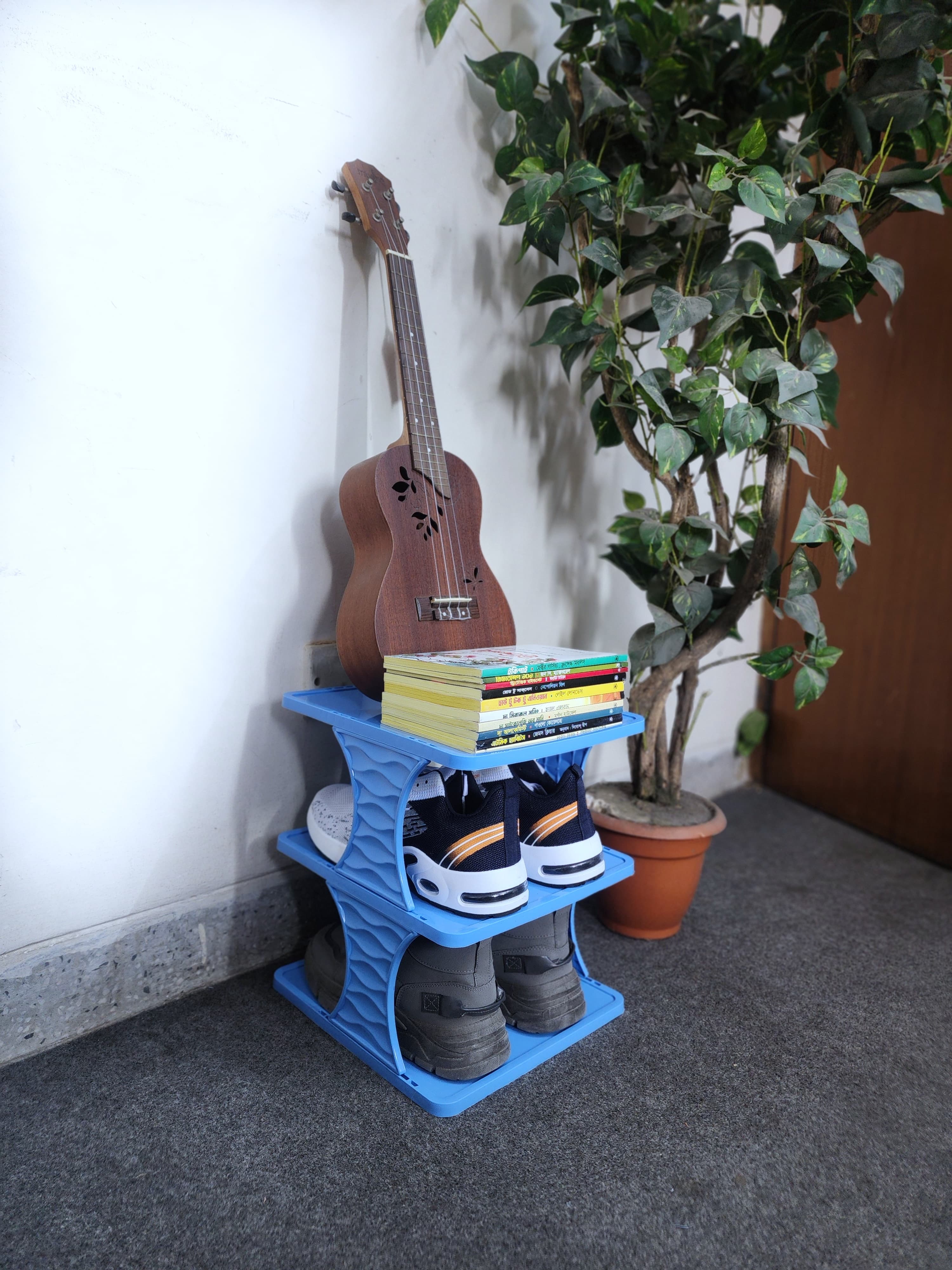 Multi-functional Simple folding shoe rack for the entrance, multi-storey household entrance, corridor, narrow dormitory foldable shoe rack