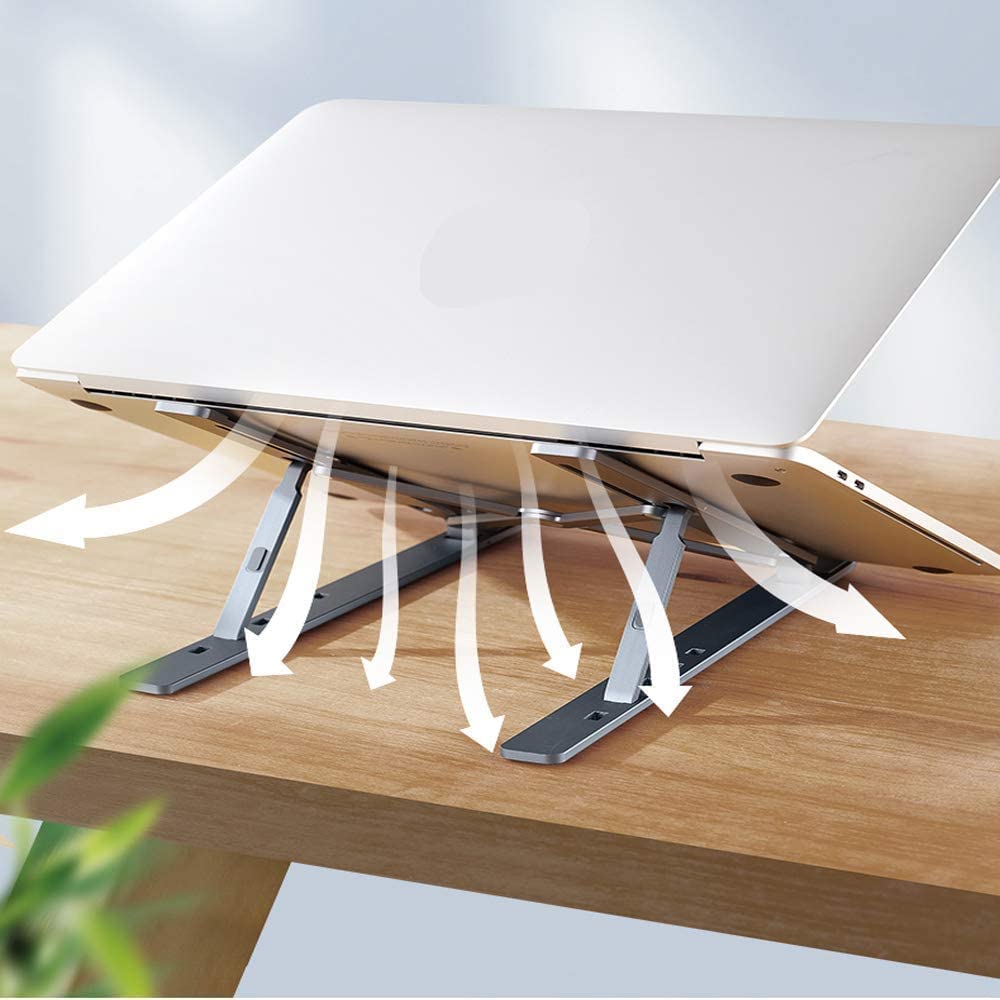Laptop Stand Aluminum Alloy Adjustable Multi-angle Laptop Stand 10-17 inch Tab  Notebook laptop stand. 