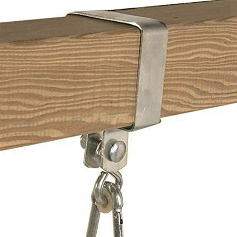 2 Pack Square Linkage Swing Hook Square Fastener Clamping Bracket Square Wood Swing Hook Hook Holder. 