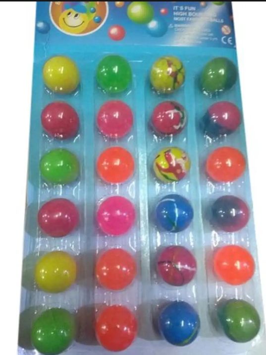 Bouncing Rubber Jumping Balls-6pcs. 