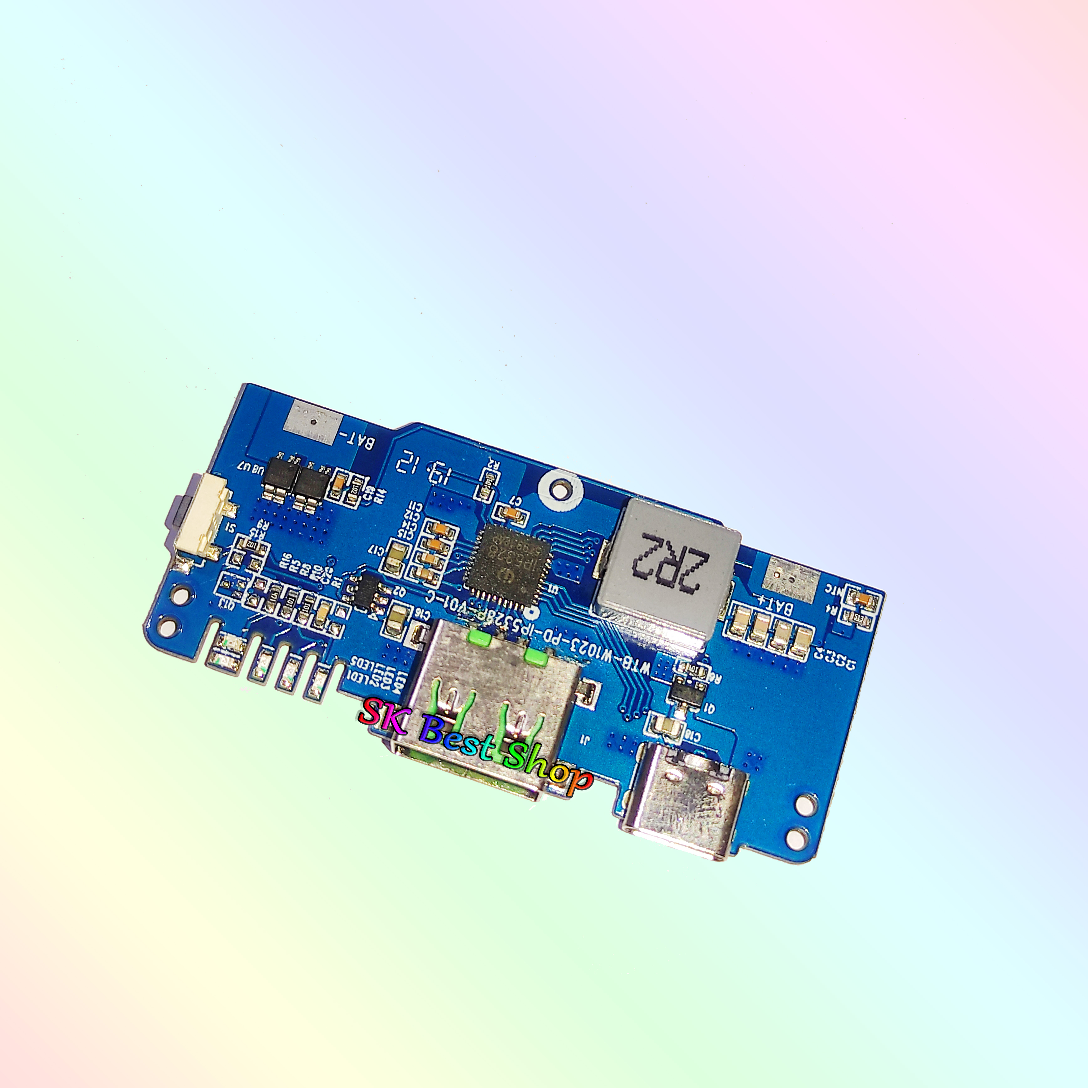 Quick Charge Power Bank Circuit Fast Charging  Input Type C Charging Port Power Bank Circuit. 