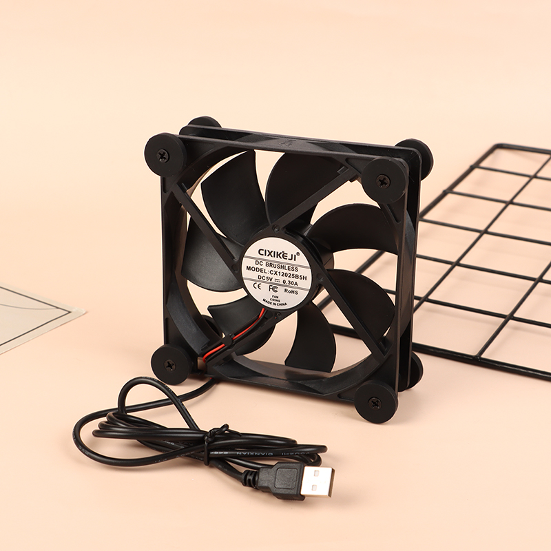 120MM 5V USB Fan Powered PC Router Fans With Stepless Speed Controller High Airflow Cooling Fan For Router Modem Receiver Eatop. 
