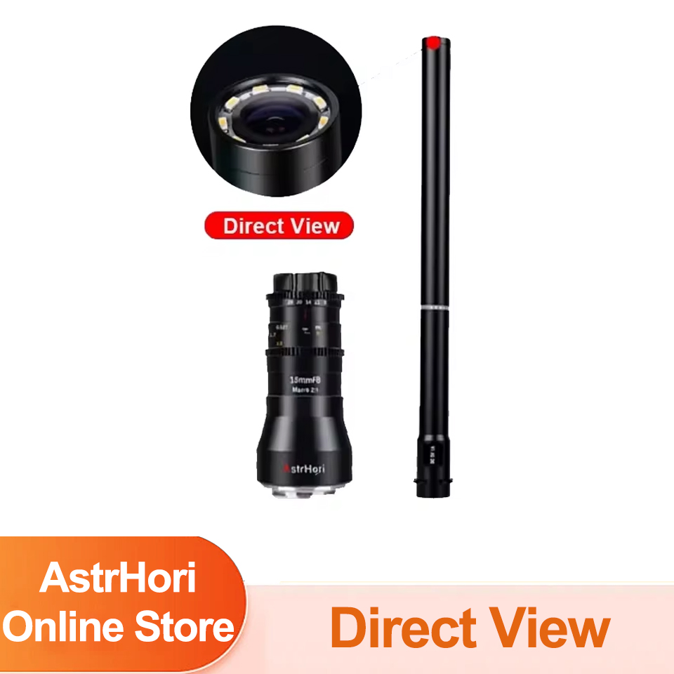 AstrHori 18mm F8 APS-C 2X Macro Probe Lens Front Waterproof Design for Personal Creation/Photography Shoot/Business Activities. 