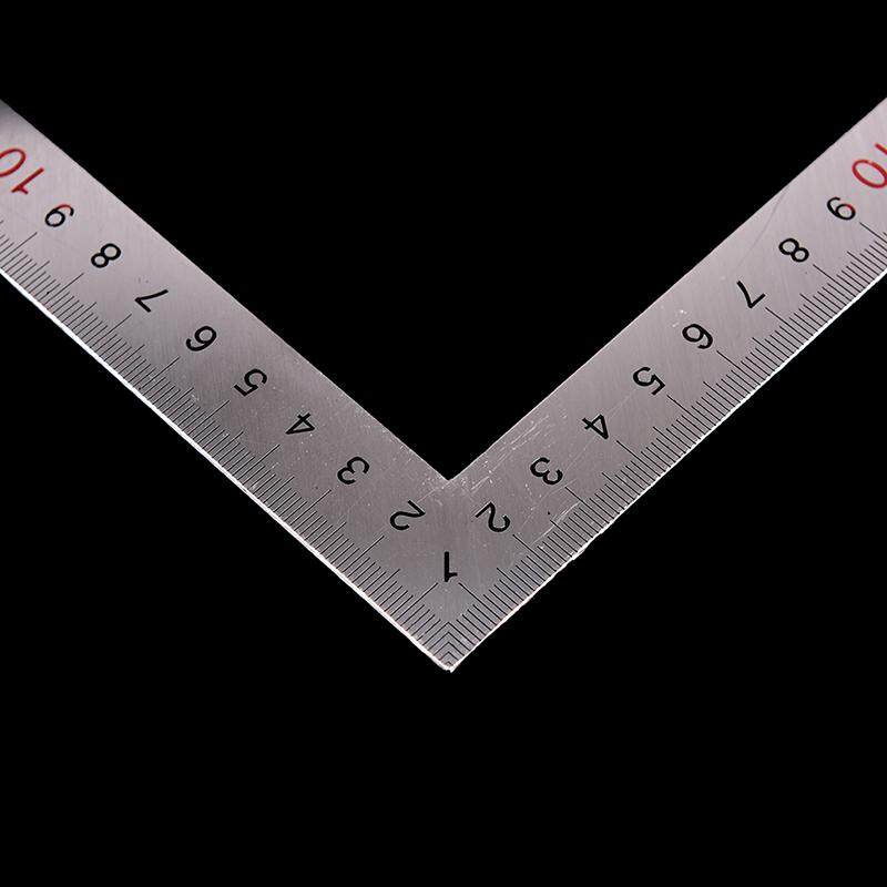 Stainless Steel 15x30cm 90 Degree Angle Metric Try Mitre Square Ruler Scale. 