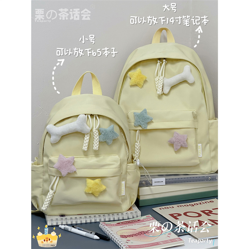 Instagram small simple and versatile, college style mini for girls, lightweight backpack. 