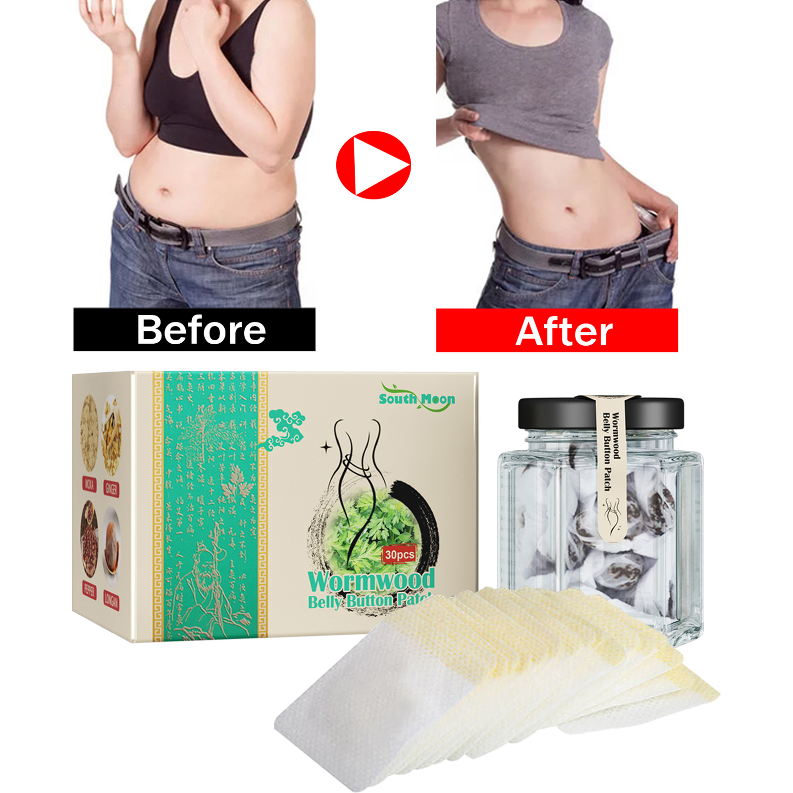 Perfect Detox Slimming Patches, Wormwood Navel Stickers, Belly Button Shaper  Patch, Vegetable Slimming Belly Patch, Detox Slimming Patches