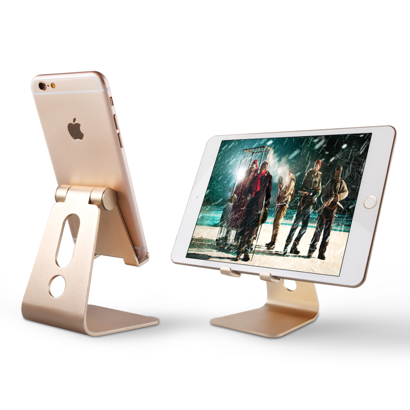 Aluminum Mobile Phone Stand Adjustable Cell Phone Desktop Stand For Mobile and Tab - Mobile Stand. 