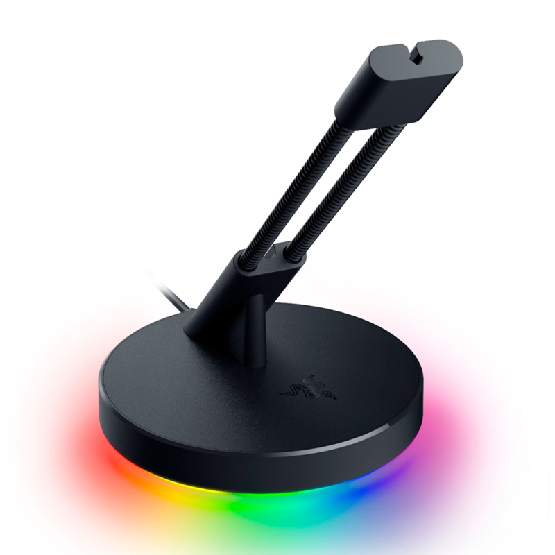 Razer Mouse Bungee V3 Chroma with Razer Chroma RGB Light Strip Spring Arm Weighted Non-slip Base Mouse Cable Organizer. 
