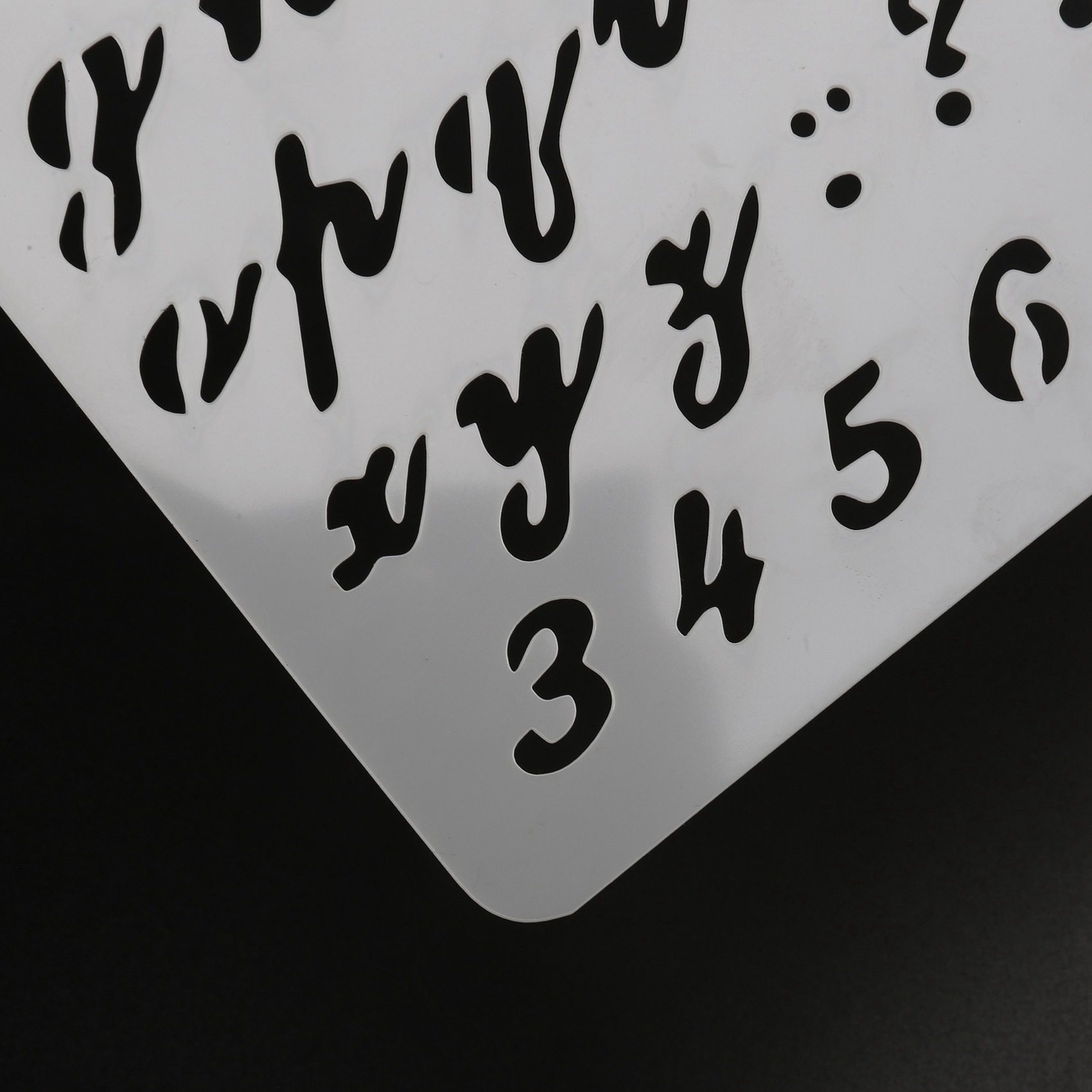 3X Lettering Stencils, Letter and Number Stencil, Painting Paper Craft Alphabet and Number Stencils ( 2). 