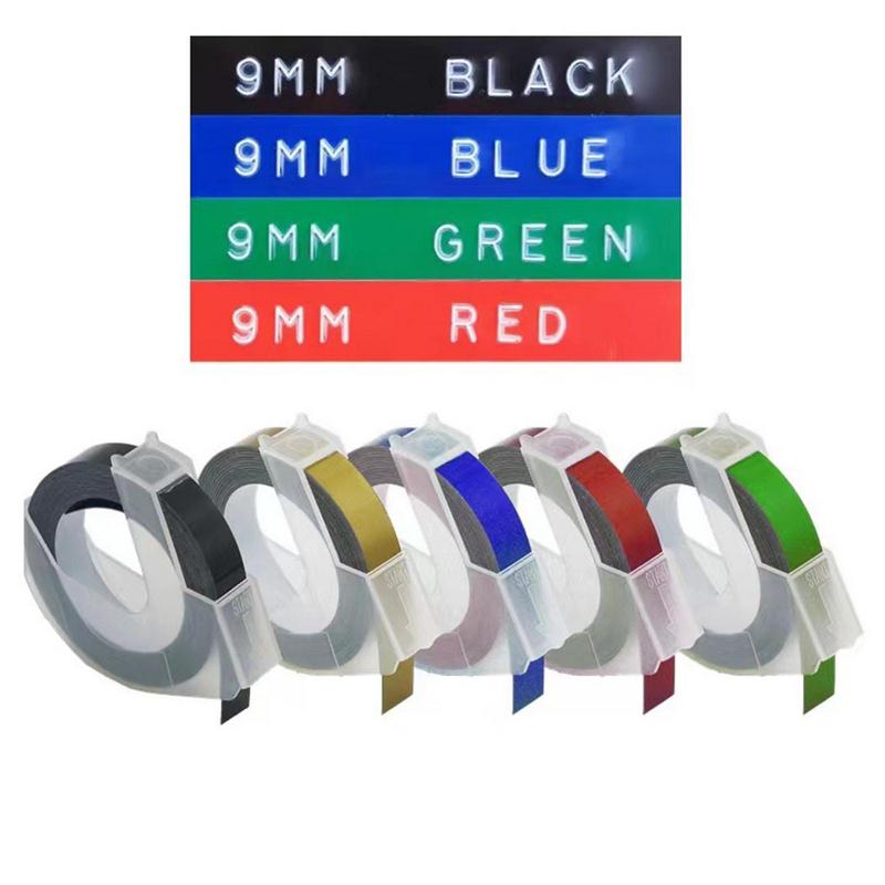 Embossed Label Printer Writer 3D Embosser Handheld Label Machine Pre-Cut Partitions Embosser Label Makers For Easy Use Ideal For MuXiaRe. 