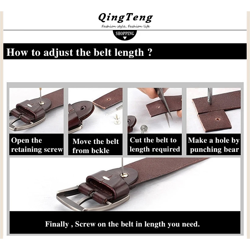 Leather belt for men top quality male casual pin bakle belt - Contains enduring appeal and value - Creative and unique design elements. 
