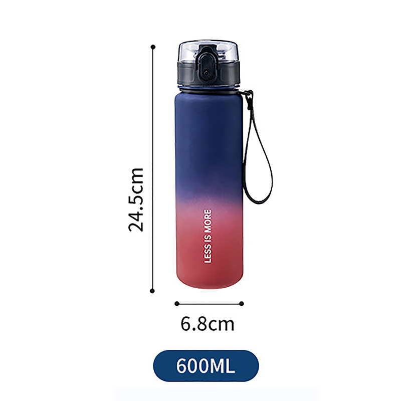 100%-original】 New 500/600/1000ml Sports Water Portable Leak