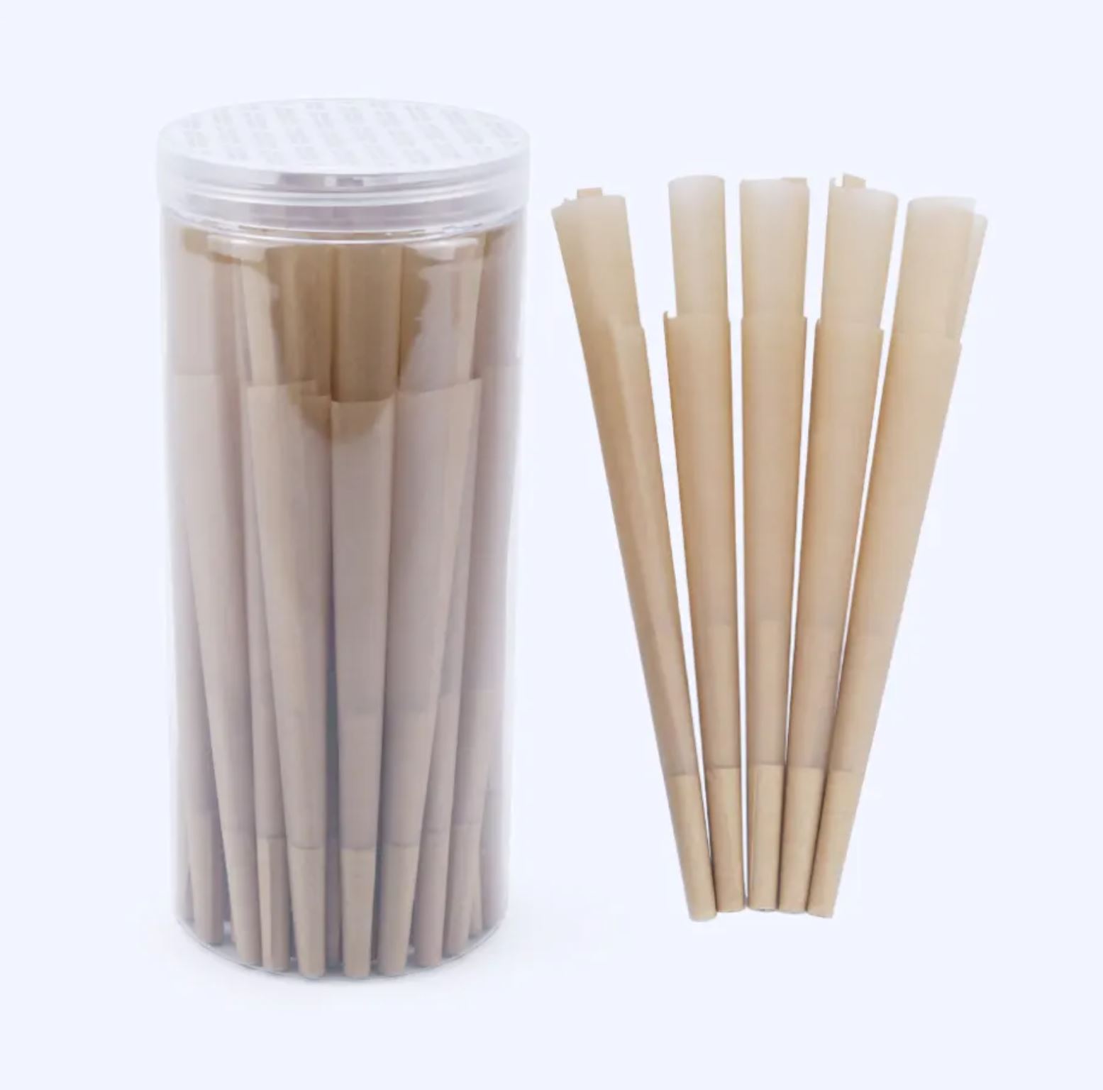 50 Pcs 11/4 Size Pre-Rolled Smoking Rolling Paper ( 50 Cones With Filter). 