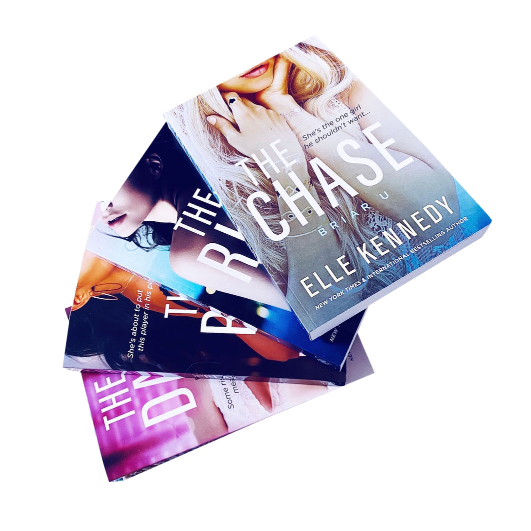 Briar U Series (The Chase, The Risk, The Play, The Dare) by Elle Kennedy (Premium Paper and Matte Covers)