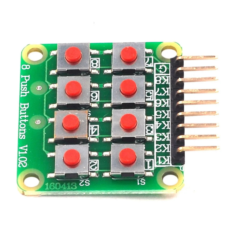 2x4 Keypad 4x2 Keypad 8 Push Buttons Key Board Matrix Keyboard Button. 