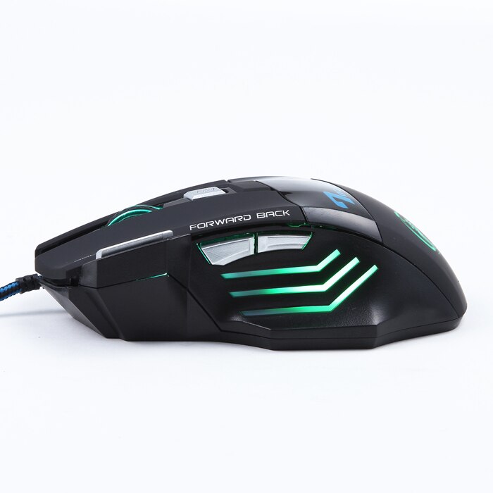 【happy one】LED 7D USB Wired Gaming Game Mouse PComputer table Silent PC Laptop Accessories. 