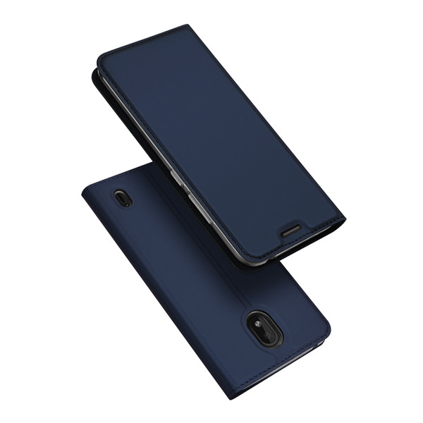 Nokia 1+ / Nokia 1 Plus Luxury Leather Fold Caidea / Aidea Case Soft-touch Finish Camera Bumper Protective Shockproof Flip Cover. 