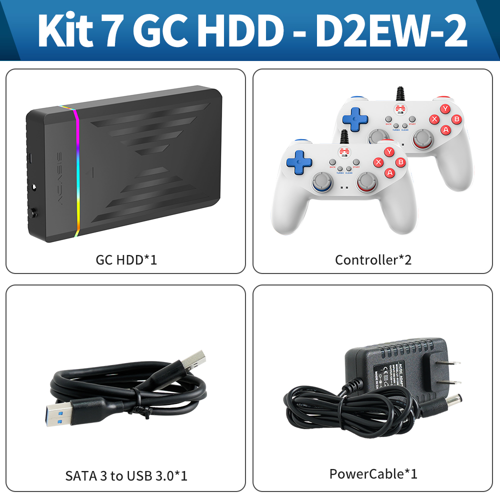 3TB Gaming HDD Playnite Retrobat Launchbox Retro Game Console with 17000+ Games for PS4/PS3/PS2/Wii/Wiiu/SS for WIN PC/Laptop. 