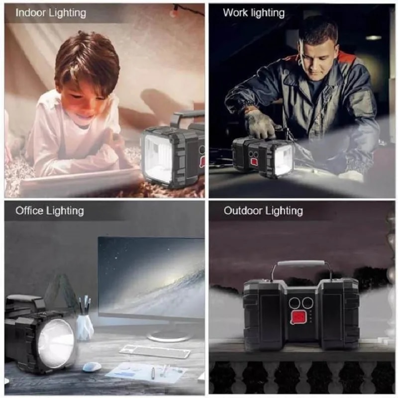 Newest P70 High Power LED Flashlight 7000lm Rechargeable Spotlight Torch Handheld Flood Light Searchlight For Camp Hike Fishing. 