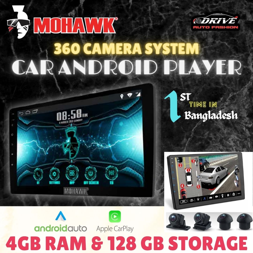 MOHAWK (MALAYSIA) CAR ANDROID PLAYER WITH 360 CAMERA,ANDROID CAR STEREO, ANDROID CAR PLAYER  Stereo car android player 10 INC. 