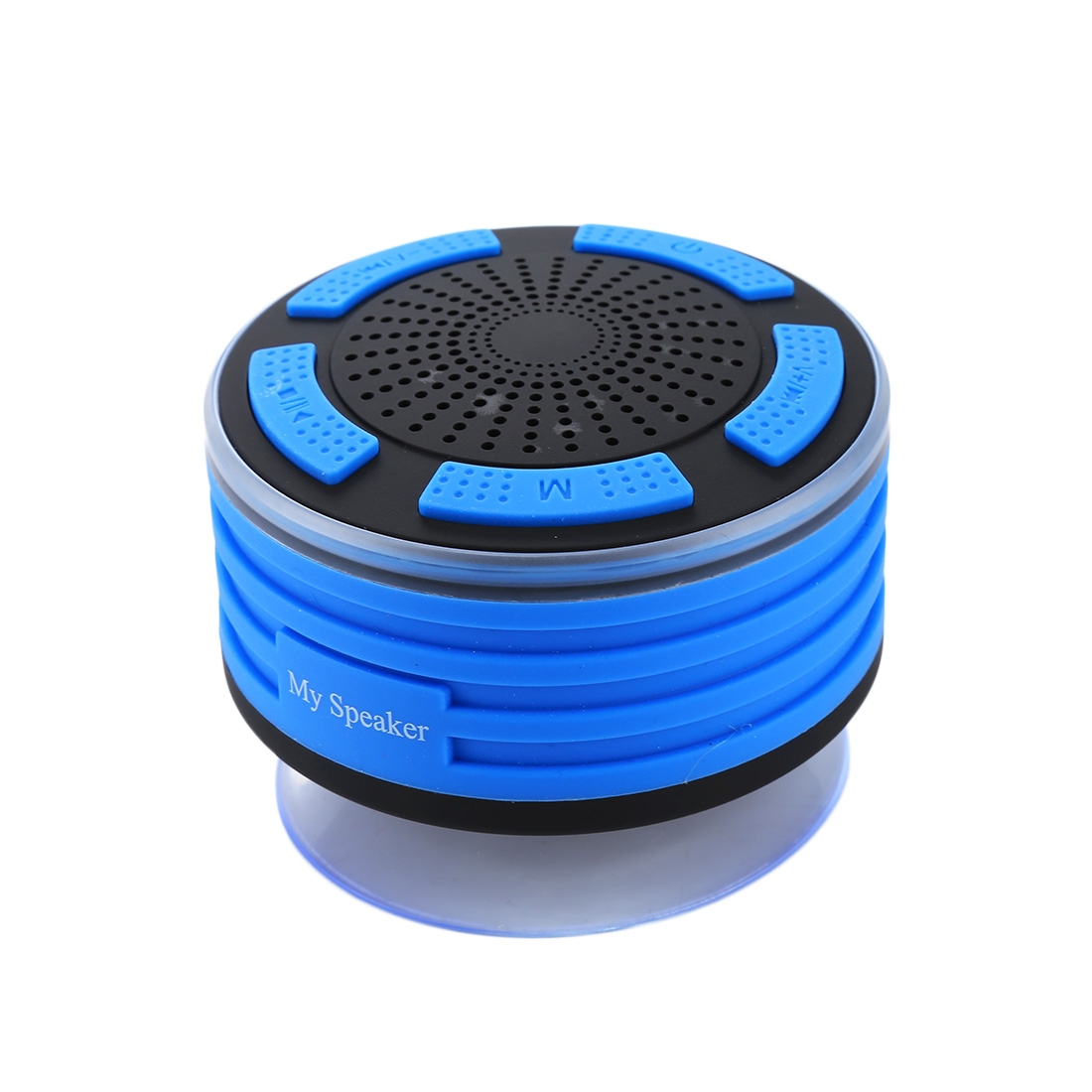 (New)F013 Mini Portable IPX7 Waterproof Bluetooth V4.0 Stereo Speaker MP3 Player with Colorful LED Light y Suction Cup, Built-in Mic, Support FM Radio, Bluetooth Distance: 10m. 