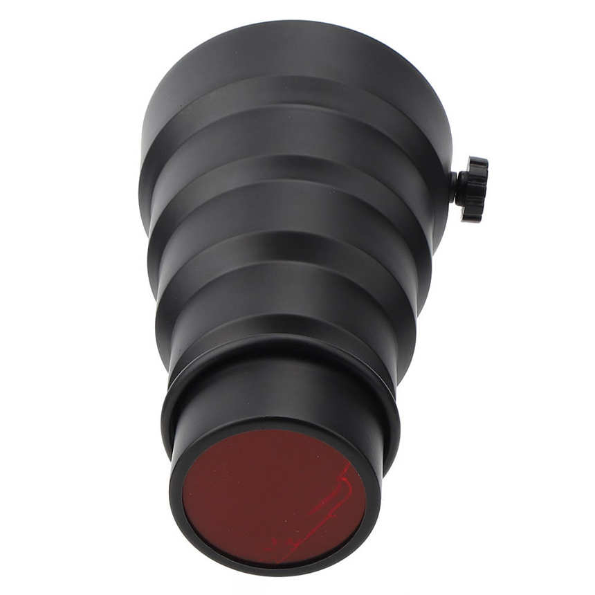 Lamplet Conical Snoot Flashlight Kit With Cellular Net 5 Pcs Color Filters For Photography Lights Below 250W. 