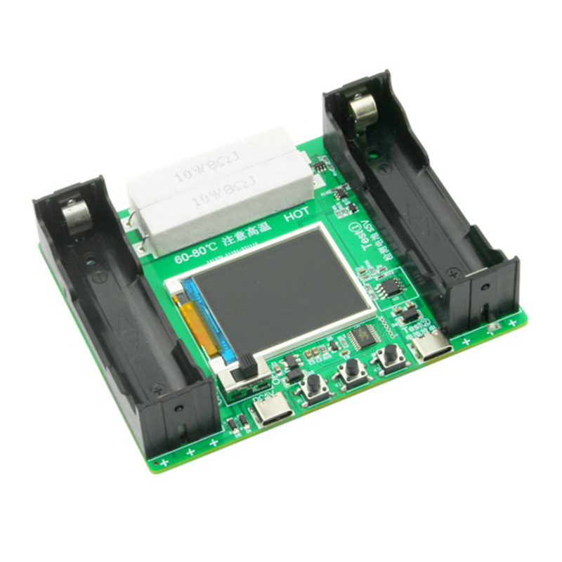 18650 Lithium Battery Capacity Tester Battery Tester Module MAh MWh Type C Digital Battery Power Detector Module 18650 Battery Tester. 