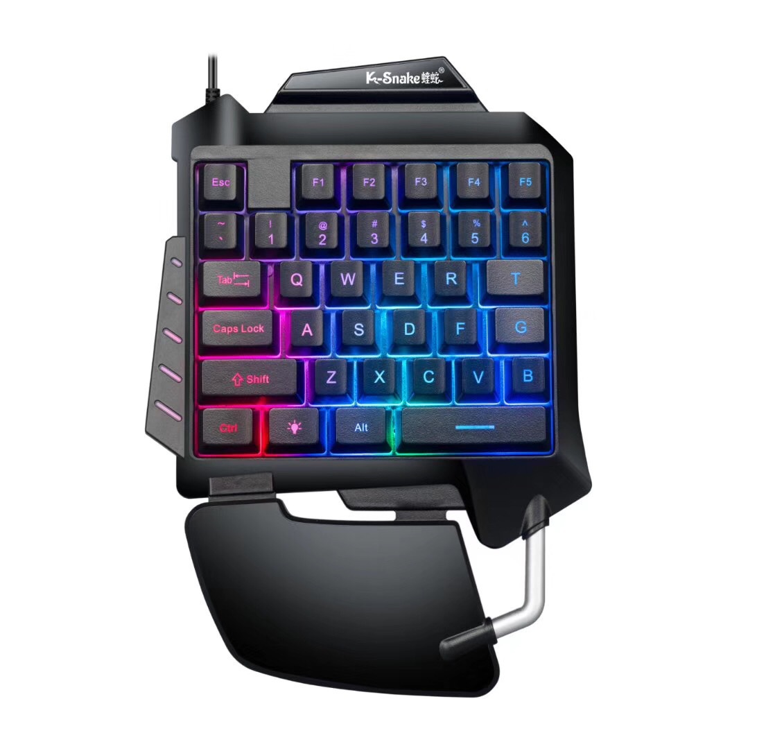G92 One Handed Keyboard Mobile Game Luminous Mechanical Feel Keyboard Keypad Amazon Wholesale