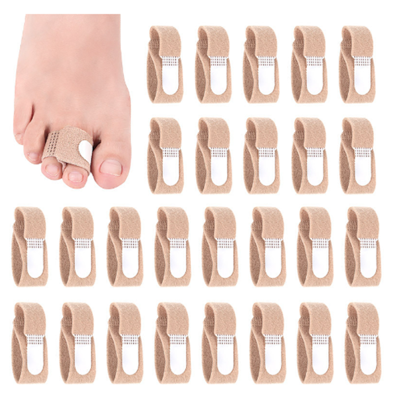 3/6Pcs Toe Finger Straightener Hammer Toe Tape Hallux Valgus Corrector Bandage Toe Separator Splint Wraps Foot Care Supplies New