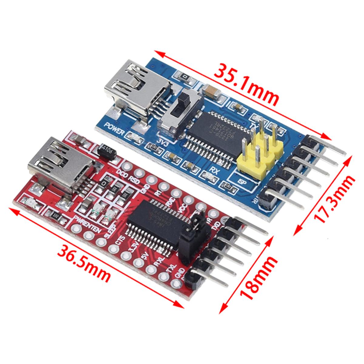 High Quality FT232RL FTDI USB 3.3V 5.5V to TTL Serial Adapter Module for Arduino FT232 Pro Mini USB TO TTL 232