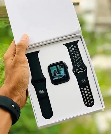 Original New T55 Series 7 Smart watch with Bluetooth Calling, Extra Straps, Heart Rate Monitor,. 