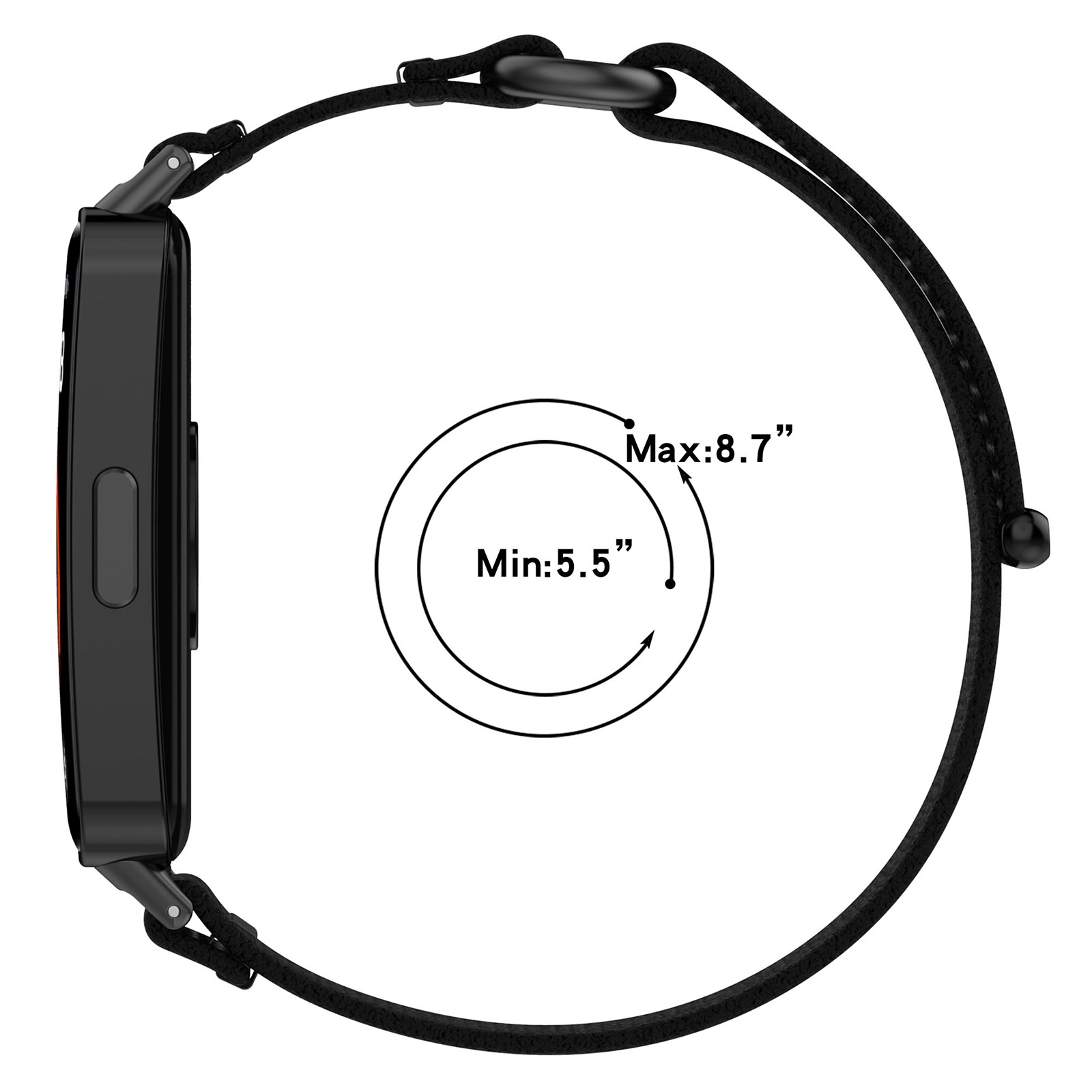 Loop Nylon Hook and Loop Fastener Watch Band For Huawei Band 9. 