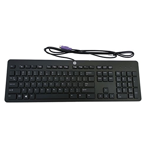 KB-1469 HP-PS2 Wired Black Slim Keyboard