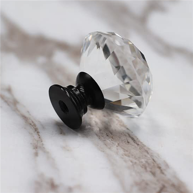 48PCS DIY Crystal Epoxy Resin Drawer Knob Base, Drawer Handle Accessories, DIY Resin Handle Alloy Base in Bulk (Black). 