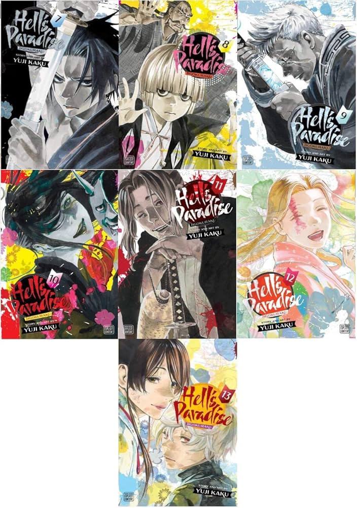 Hell's Paradise Jigokuraku Vol. 1-13 Collection Bundle (13 Book Set) HIGH-QUALITY manga. 