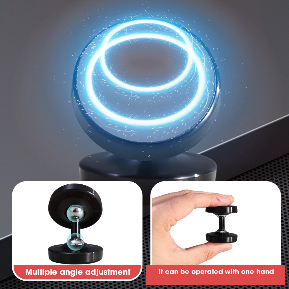 New Double Sided Strong Magnet Car Holder Bracket Mount Dual Magnetic Phone Holder in Car Gym Kitchen Double Rotatable Holders. 
