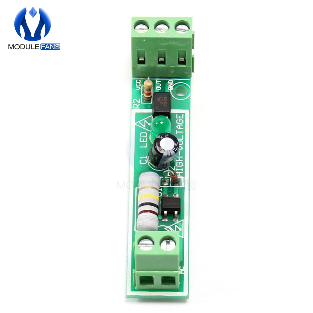 1-Bit AC 220V Optocoupler Isolation Module Voltage Detect Board Adaptive For Isolamento Fotoaccoppiatore Adapter PLC 24V Level. 