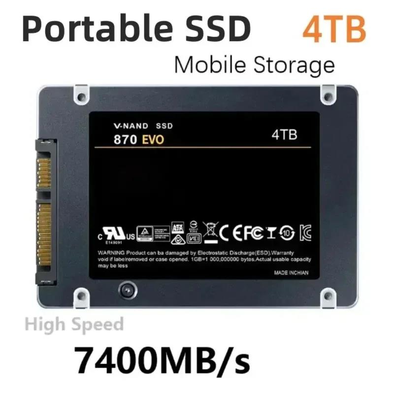 Xiaomi 4 TB Katı Hal Disk SSD 870 EVO 1 TB 2 TB Dahili HDD Sabit Disk Sata3 2.5 Inç Dizüstü Bilgisayar Mikrobilgisayar Masaüstü. 