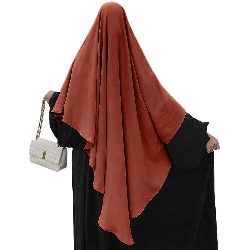 Cross-border AliExpress, Amazon Shopee, Middle East, Dubai, Turkey, solid color bandana, hijab23001. 