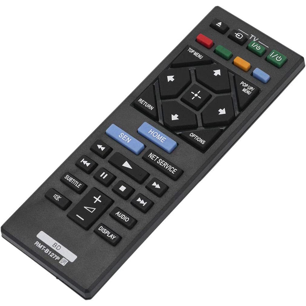 RMT-B127P Remote Control Replacement Parts Accessories for Sony Blu-Ray Disc DVD Player BDP-S1200 BDP-BX120 BDP-BX320 BDP-BX520 BDP-S3200. 
