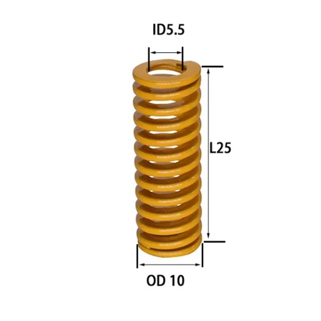 5/10Pcs Heated Bed Springs Leveling Extruder Extrusion Spring for CR-10/CR-10S/Ender 3/Ender 3 Pro/Ender 3 V2 3D Printer Parts