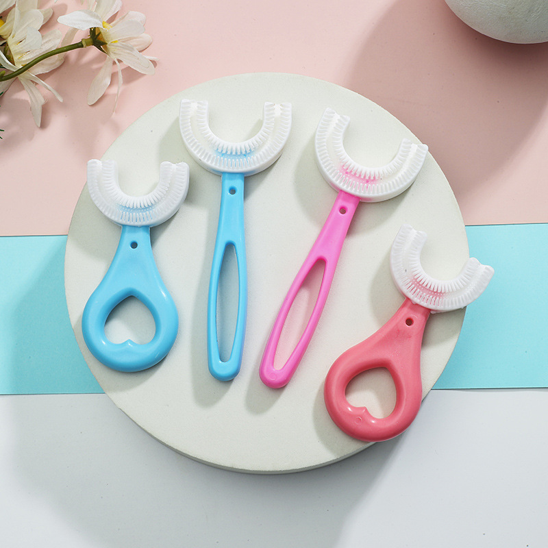 Baby Toothbrush-U Shaped Toothbrush For Children-High Quality soft teeth brush for Kids-360° U Shaped tooth brush for baby