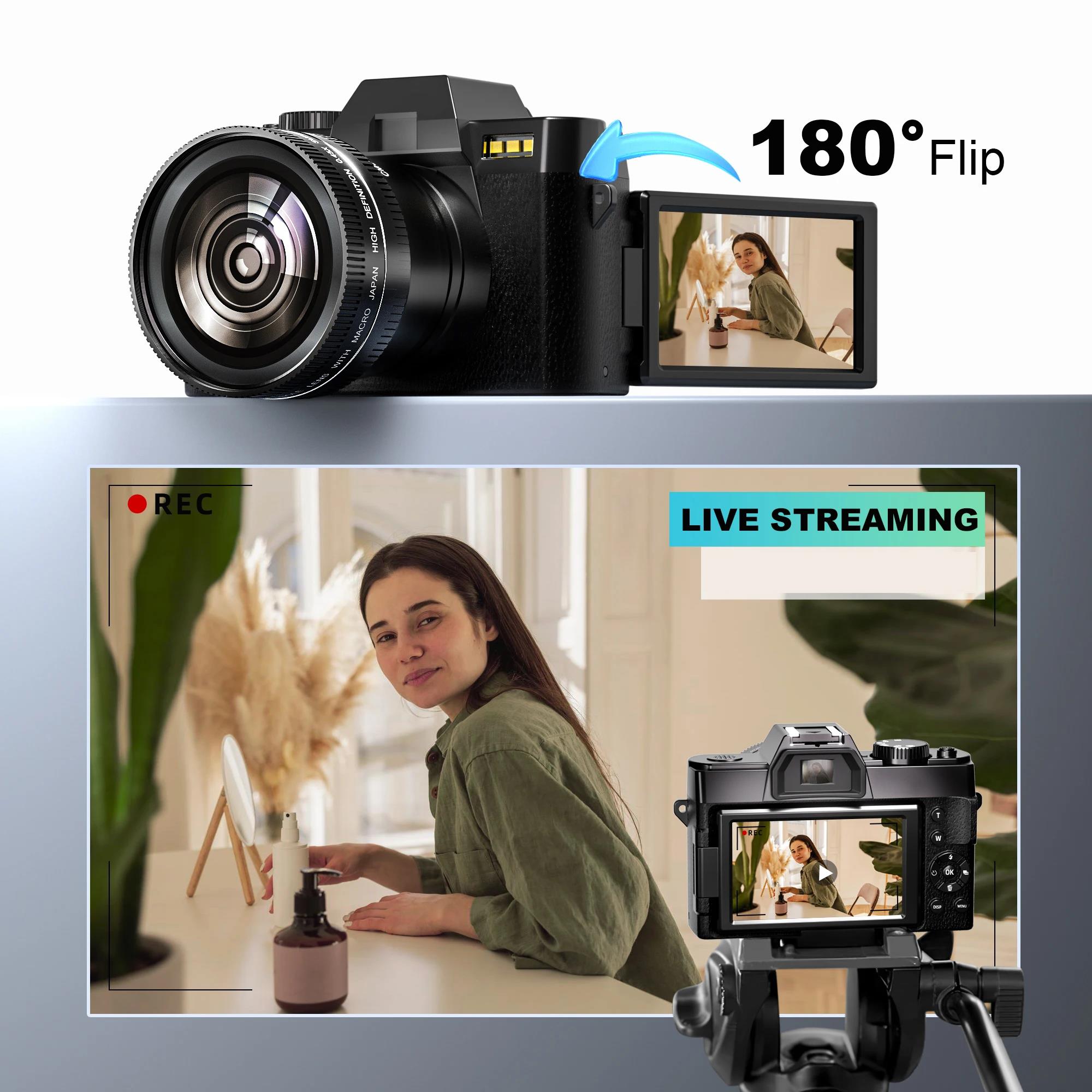 NBD Photography Digital Camera 48MP 4K Video/Vlog Camera with WiFi 60FPS Auto Focus Travel Camera for Photography Beginners. 