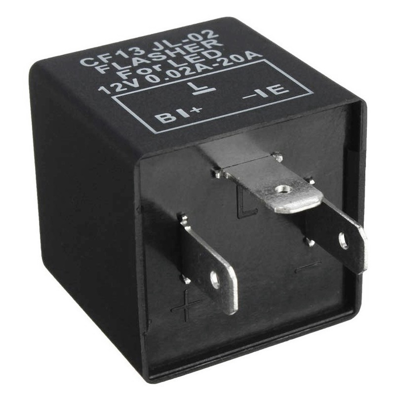 2X Car 3-Pin CF-13 Electronic LED 12V Flasher Relay Fix for Turn Signal Blinker. 