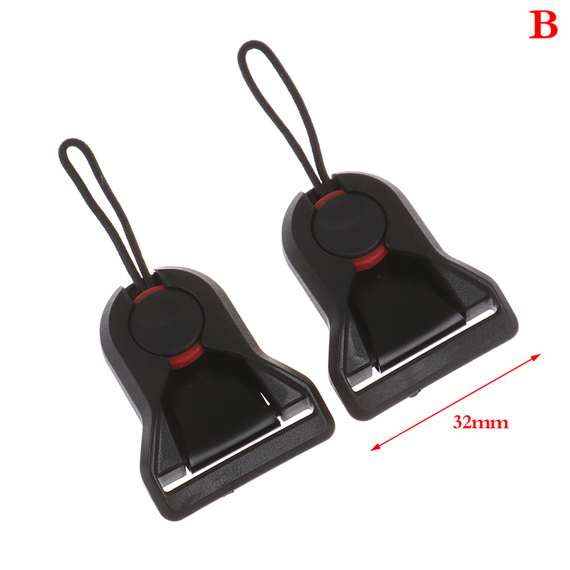 2x Quick Release Connector with Base for Camera Shoulder Strap. 