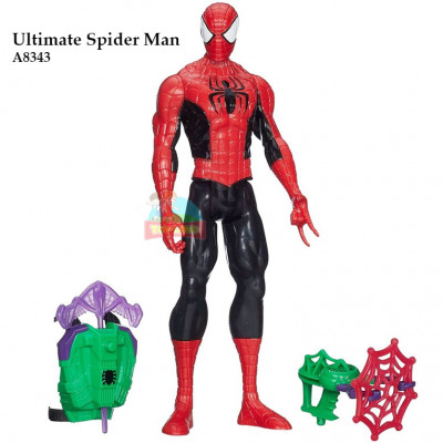 Hasbro Spiderman Titan Heroes Series Action Figure with Goblin Attack Gear, A8343. 