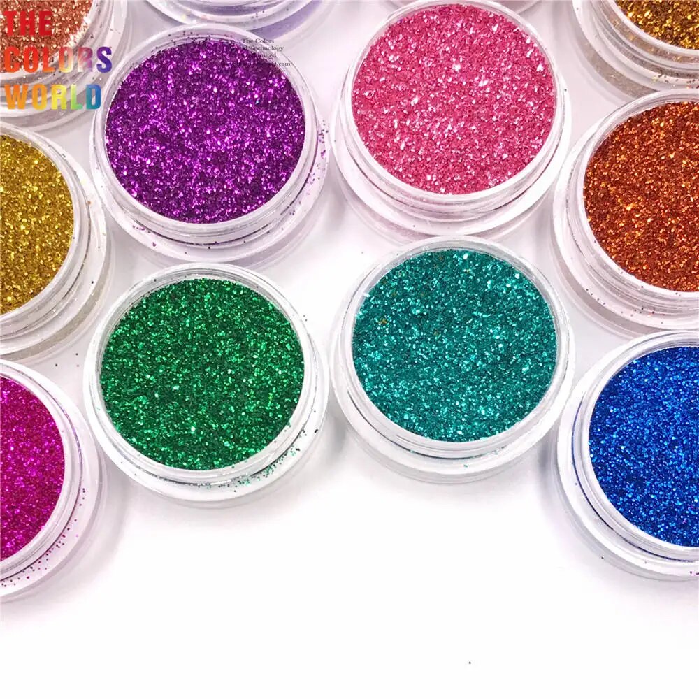 TCT-860 Eco-Friendly Plant Cellulose Biodegradable Eco Glitter For Body Face Nails Art Craft Makeup Soap Fashion and Accessories. 